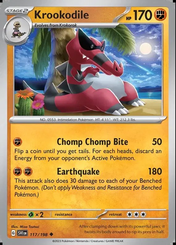 Krookodile — Scarlet & Violet Base Set 117/198