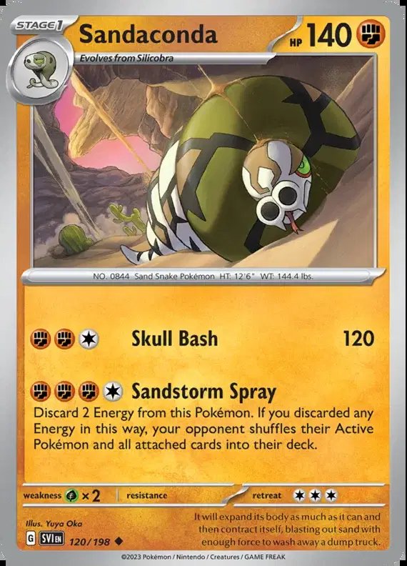 Sandaconda — Scarlet & Violet Base Set 120/198