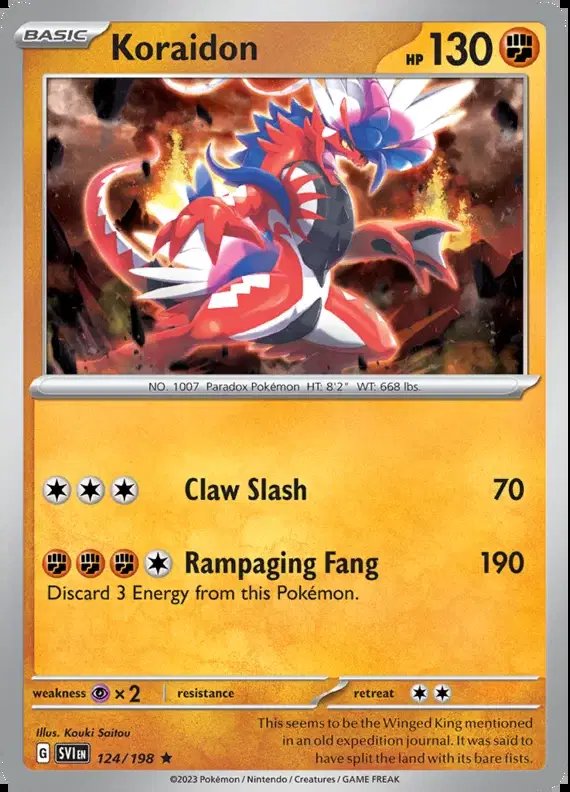 Koraidon — Scarlet & Violet Base Set 124/198
