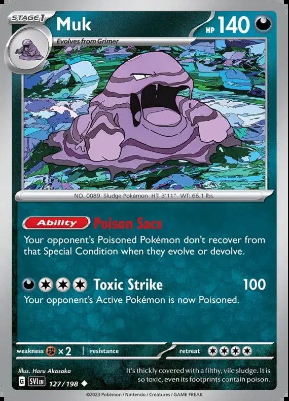 Muk — Scarlet & Violet Base Set 127/198