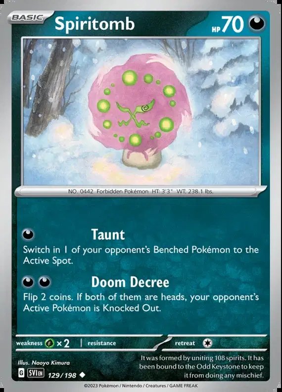 Spiritomb — Scarlet & Violet Base Set 129/198
