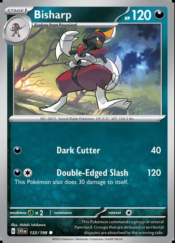 Bisharp — Scarlet & Violet Base Set 133/198