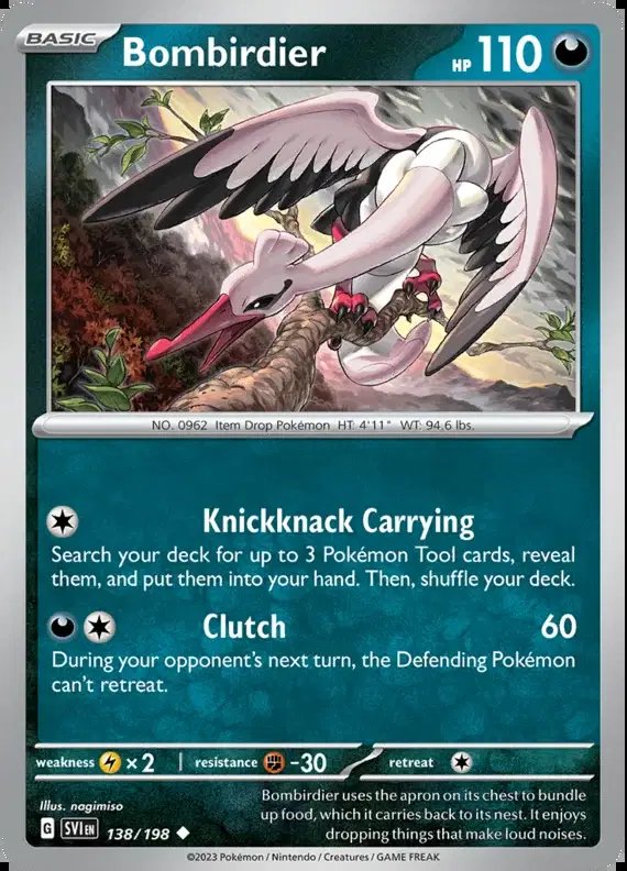 Bombirdier — Scarlet & Violet Base Set 138/198