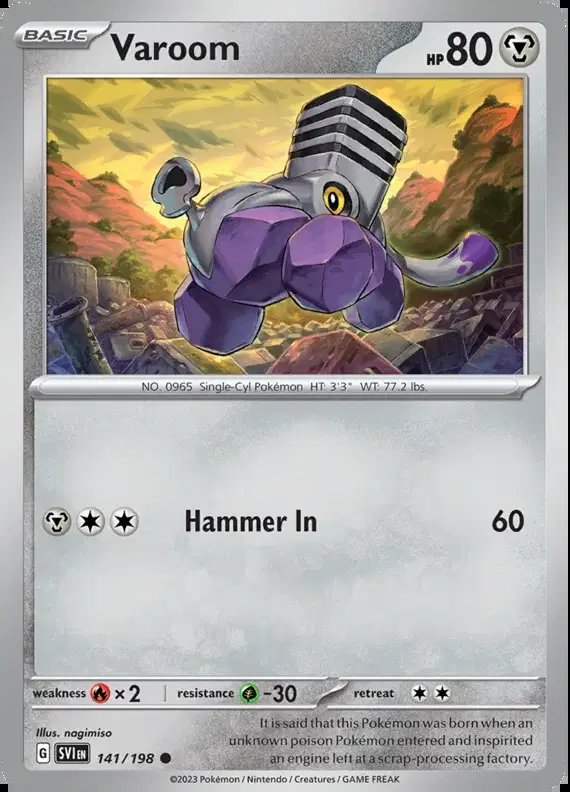 Varoom — Scarlet & Violet Base Set 141/198
