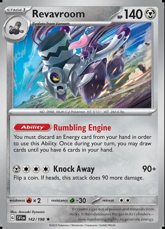 Revavroom — Scarlet & Violet Base Set 142/198