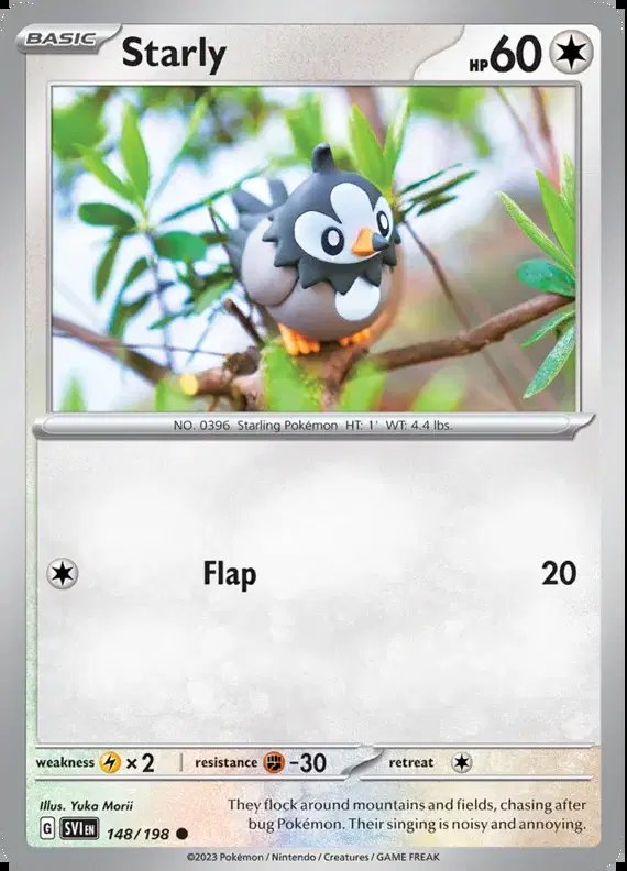 Starly — Scarlet & Violet Base Set 148/198