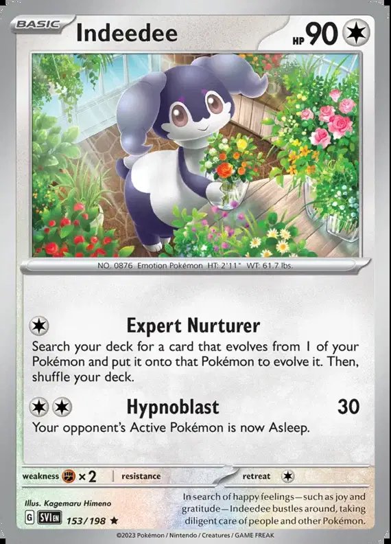 Indeedee — Scarlet & Violet Base Set 153/198