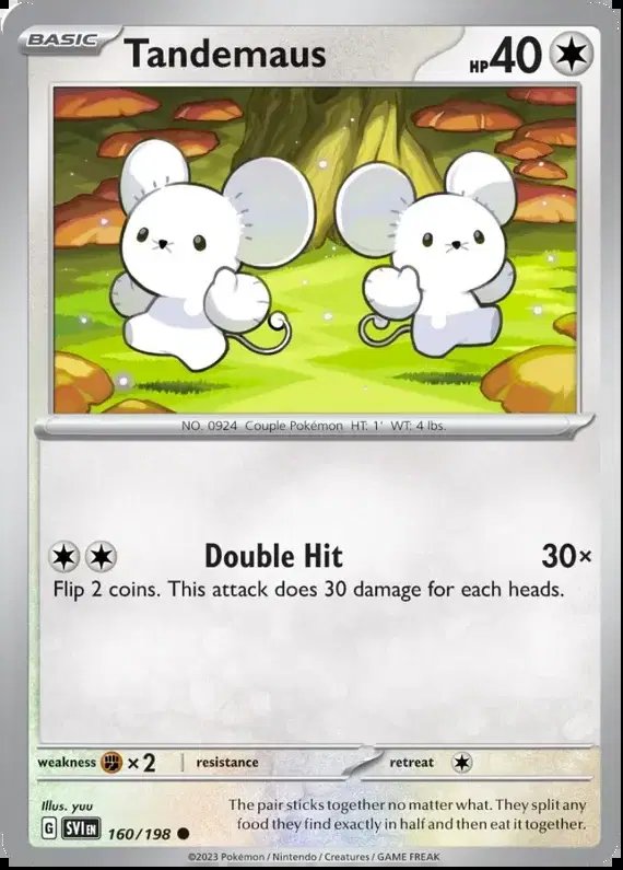 Tandemaus — Scarlet & Violet Base Set 160/198
