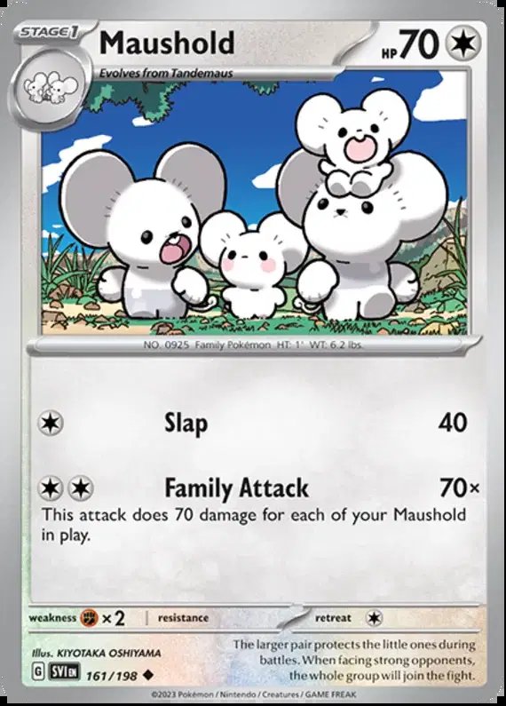 Maushold — Scarlet & Violet Base Set 161/198