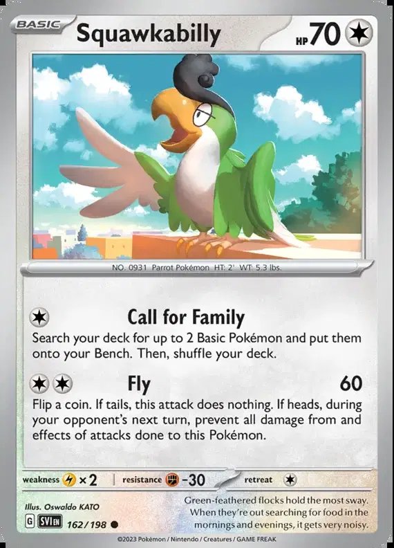 Squawkabilly — Scarlet & Violet Base Set 162/198