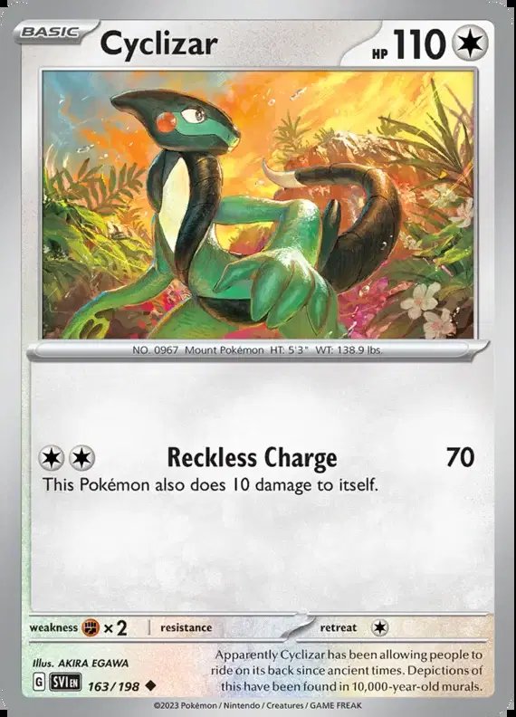 Cyclizar — Scarlet & Violet Base Set 163/198