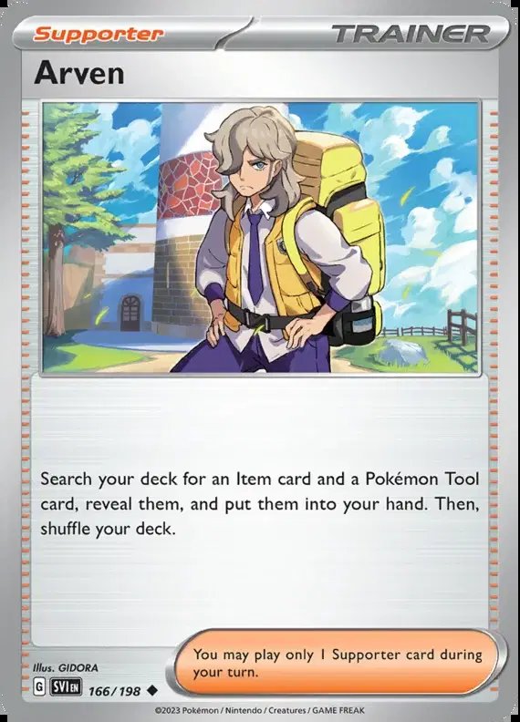 Arven — Scarlet & Violet Base Set 166/198