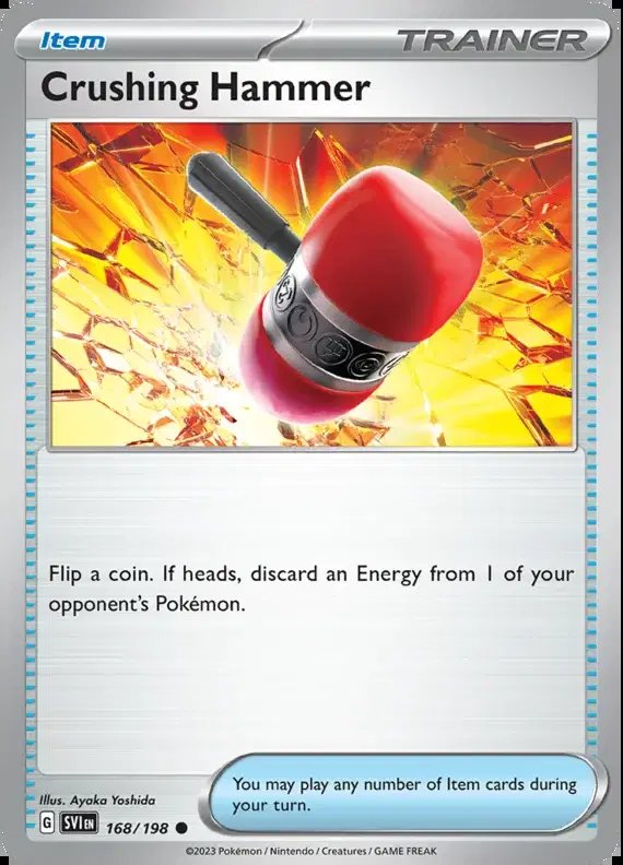 Crushing Hammer — Scarlet & Violet Base Set 168/198