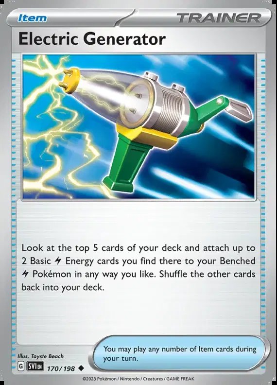 Electric Generator — Scarlet & Violet Base Set 170/198