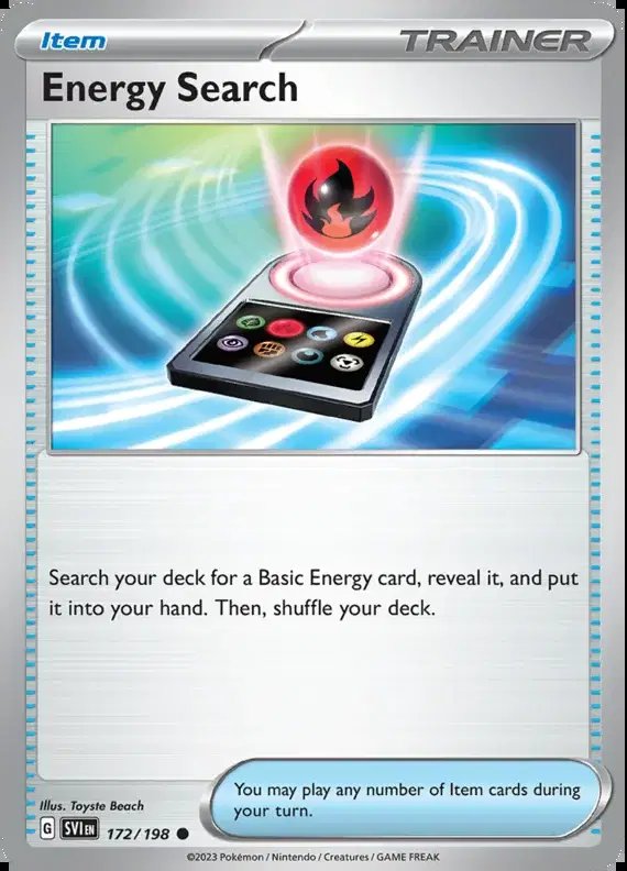Energy Search — Scarlet & Violet Base Set 172/198