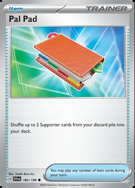 Pal Pad — Scarlet & Violet Base Set 182/198