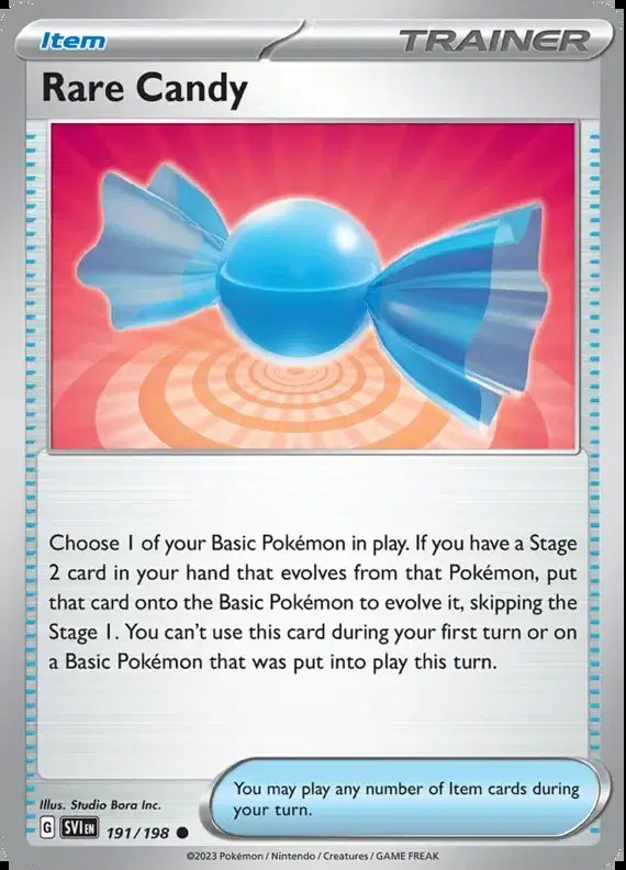 Rare Candy — Scarlet & Violet Base Set 191/198