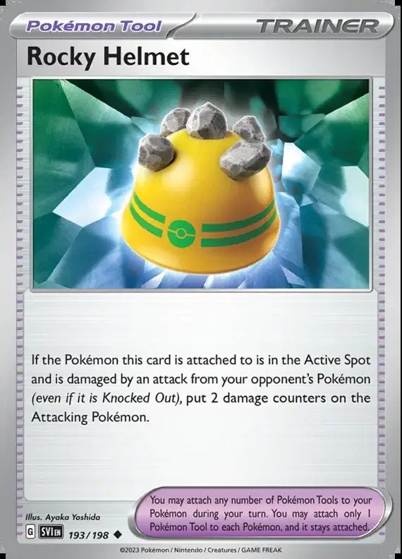 Rocky Helmet — Scarlet & Violet Base Set 193/198