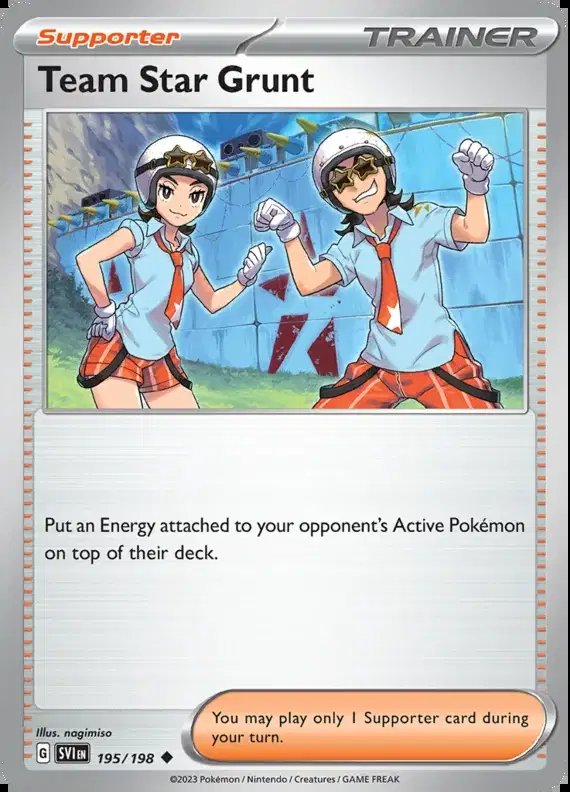 Team Star Grunt — Scarlet & Violet Base Set 195/198