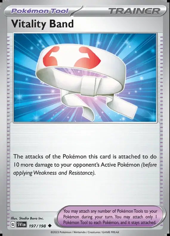 Vitality Band — Scarlet & Violet Base Set 197/198