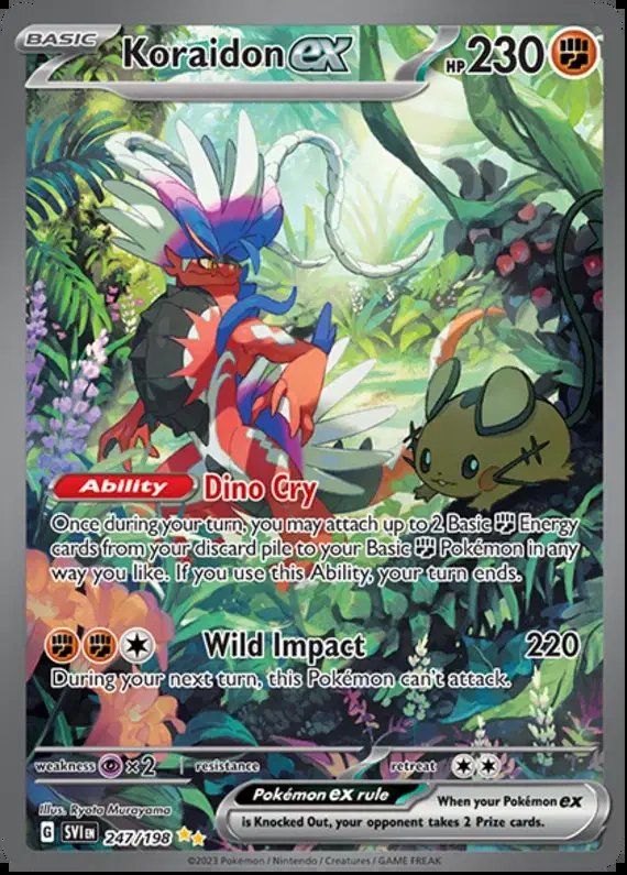 Koraidon ex — Scarlet & Violet Base Set 247/198
