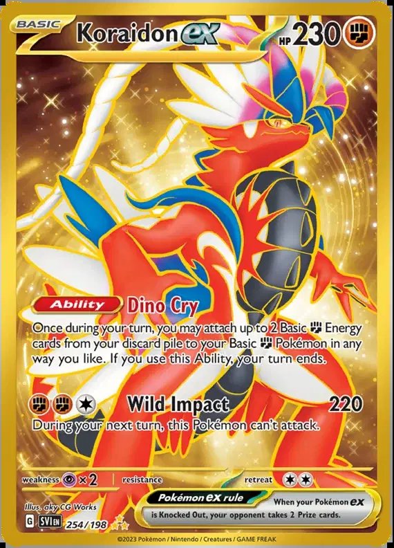Koraidon ex — Scarlet & Violet Base Set 254/198