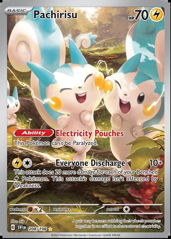 Pachirisu — Scarlet & Violet Base Set 208/198
