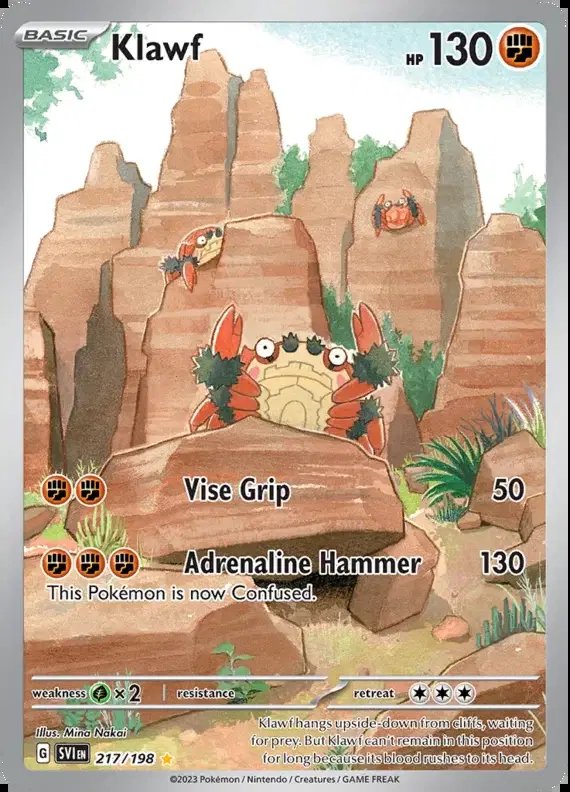 Klawf — Scarlet & Violet Base Set 217/198