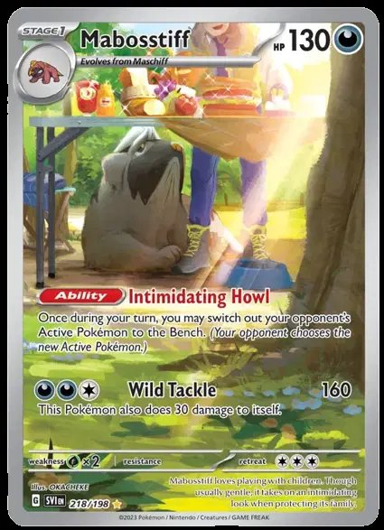 Mabosstiff — Scarlet & Violet Base Set 218/198
