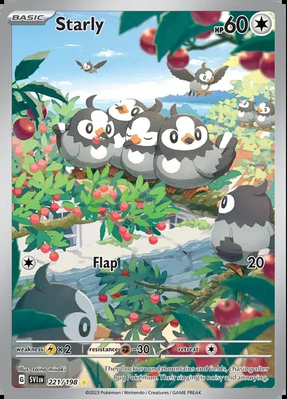 Starly — Scarlet & Violet Base Set 221/198