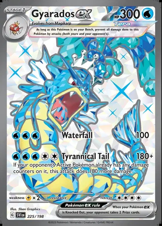 Gyarados ex — Scarlet & Violet Base Set 225/198
