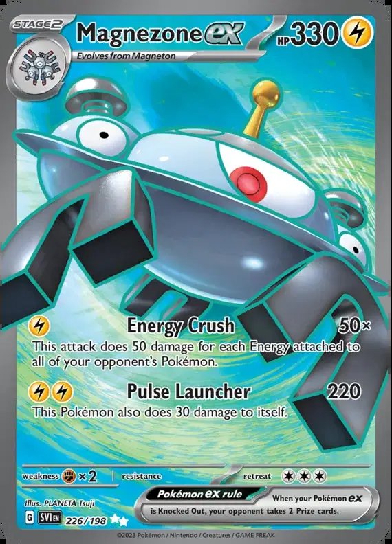 Magnezone ex — Scarlet & Violet Base Set 226/198