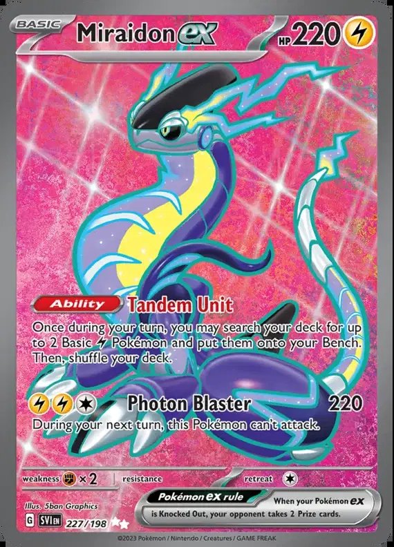 Miraidon ex — Scarlet & Violet Base Set 227/198