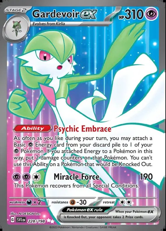 Gardevoir ex — Scarlet & Violet Base Set 228/198