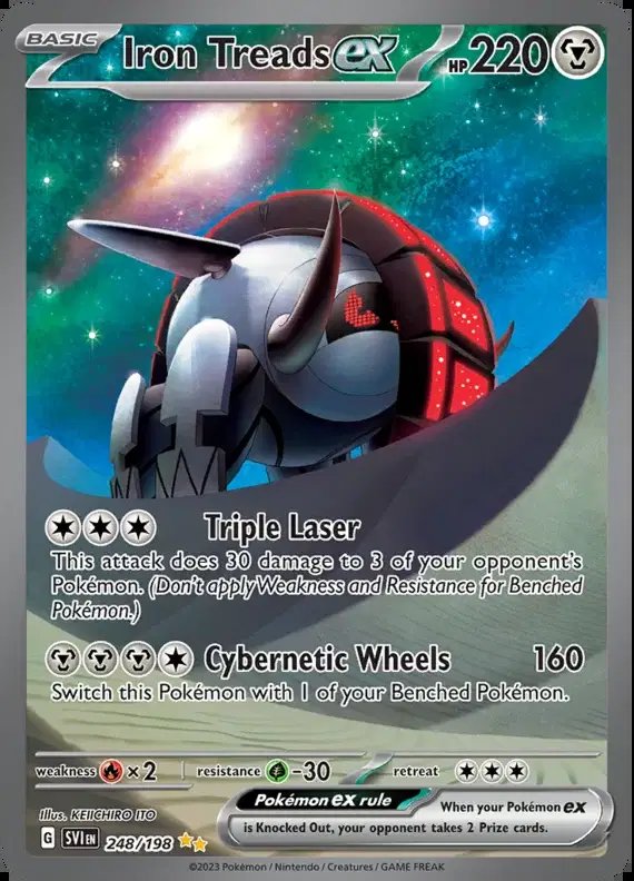 Iron Treads ex — Scarlet & Violet Base Set 248/198