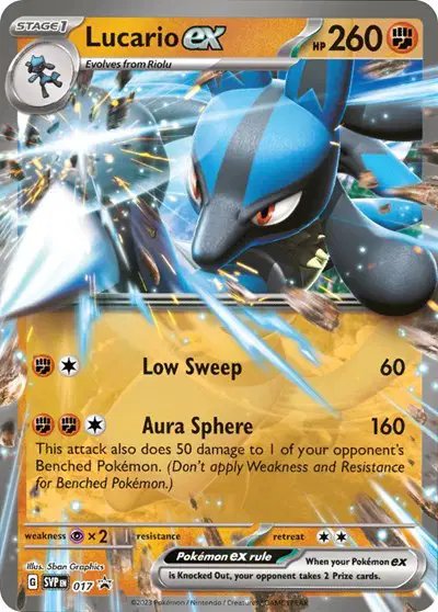 Lucario ex — Scarlet & Violet Promo 017