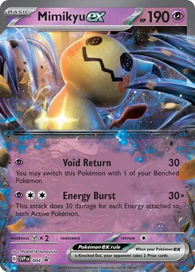 Mimikyu ex — Scarlet & Violet Promo 004