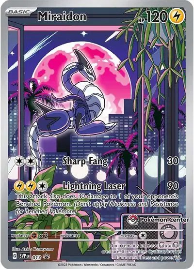Miraidon (Pokemon Center Exclusive) — Scarlet & Violet Promo 013