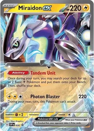 Miraidon ex — Scarlet & Violet Promo 028