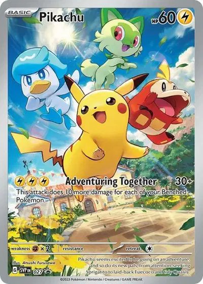 Pikachu — Scarlet & Violet Promo 027