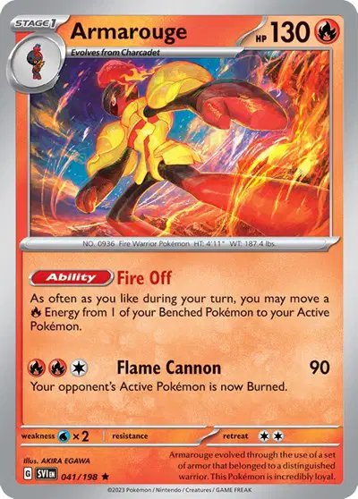 Armarouge - 041/198 (Line Holo) — Scarlet & Violet Promo 041/198