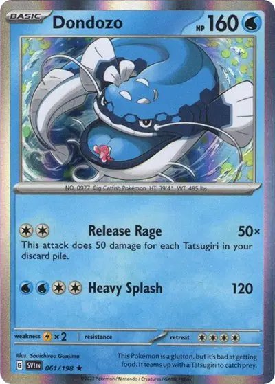 Dondozo - 061/198 (Line Holo) — Scarlet & Violet Promo 061/198