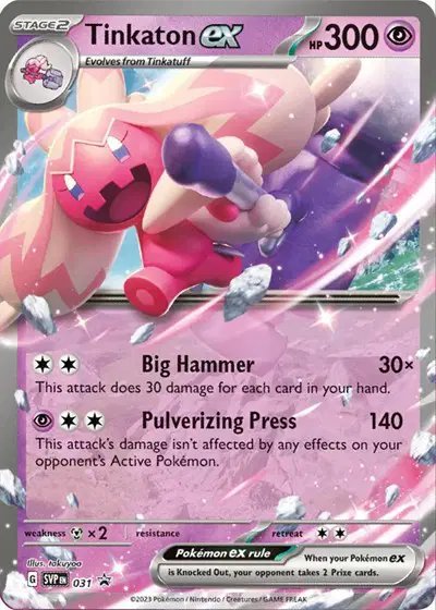 Tinkaton ex — Scarlet & Violet Promo 031
