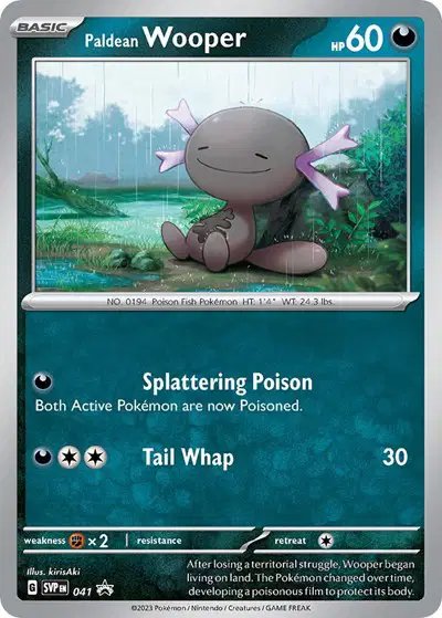 Paldean Wooper — Scarlet & Violet Promo 041