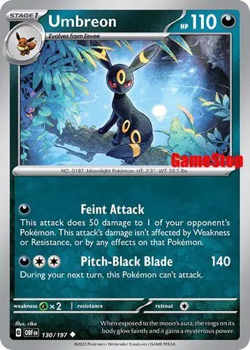 Umbreon - 130/197 (GameStop Exclusive) — Scarlet & Violet Promo 130/197