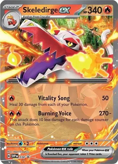 Skeledirge ex — Scarlet & Violet Promo 034