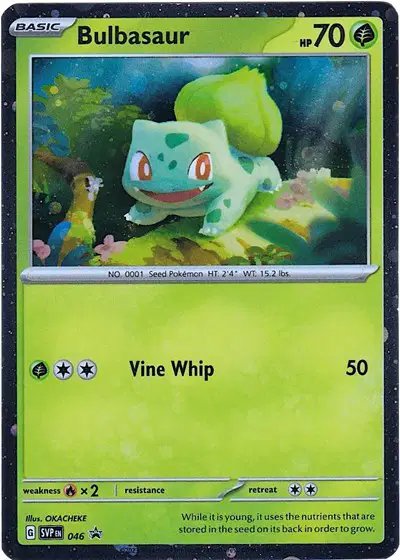 Bulbasaur (Cosmos Holo) — Scarlet & Violet Promo 046