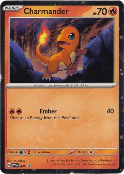 Charmander (Cosmos Holo) — Scarlet & Violet Promo 047