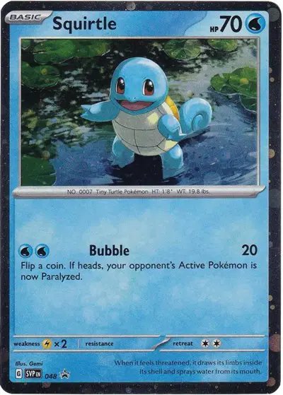 Squirtle (Cosmos Holo) — Scarlet & Violet Promo 048