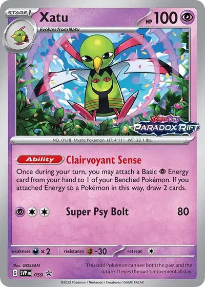 Xatu (Prerelease) — Scarlet & Violet Promo 059